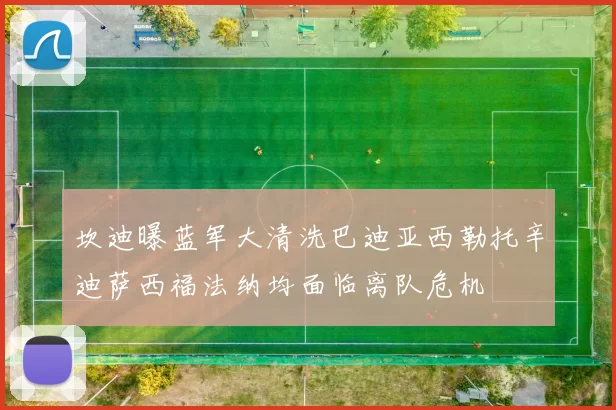 坎迪曝蓝军大清洗巴迪亚西勒托辛迪萨西福法纳均面临离队危机