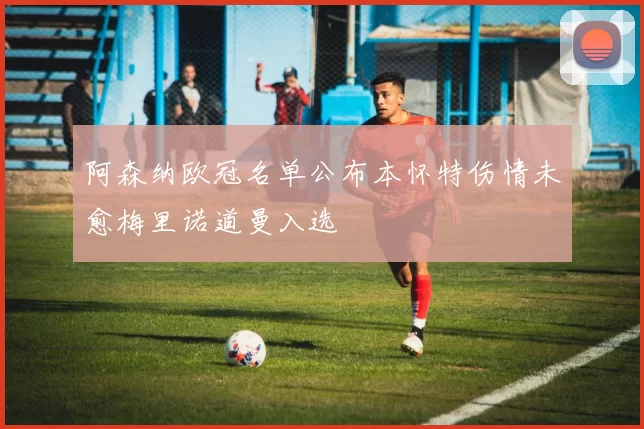 阿森纳欧冠名单公布本怀特伤情未愈梅里诺道曼入选